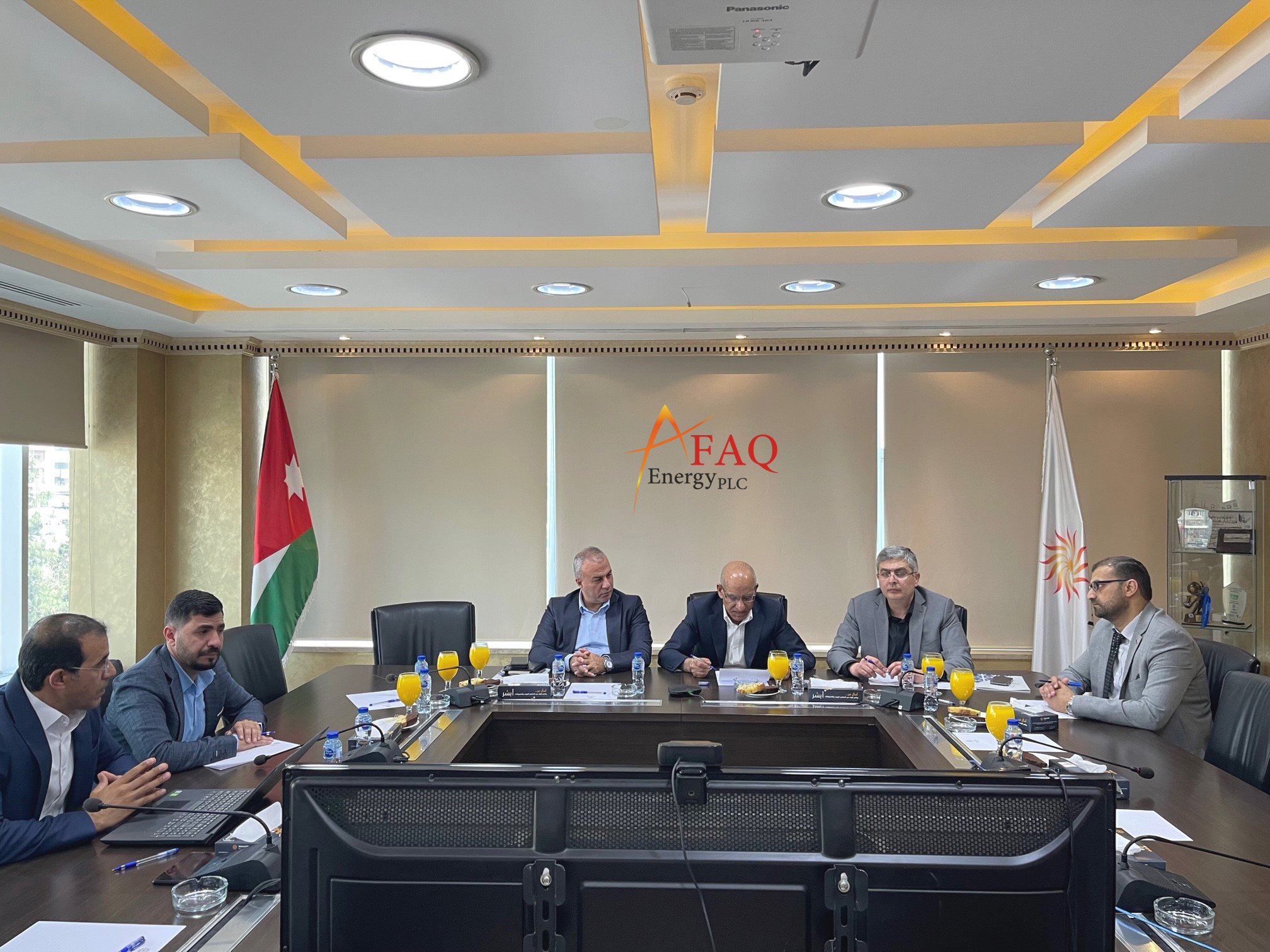 The General Assembly of AFAQ PLC Energy has ratified the distribution of cash dividends to shareholders of 25% of the par value of each share.